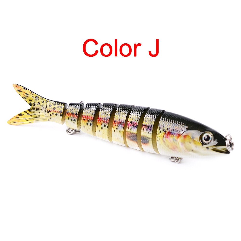 1 Pcs 13.28cm 19g Wobblers Pike Fishing Lures Artificial Multi Jointed Sections Hard Bait Trolling Pike Carp Fishing Tools