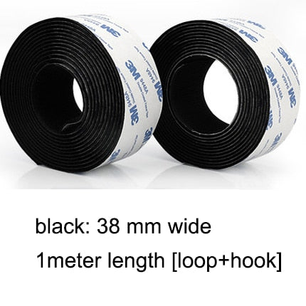 1M Strong Self Adhesive Hook and Loop Fastener Tape Nylon Sticker Velcros Adhesive for DIY Accessories 16/20/25/30/38/50/100mm