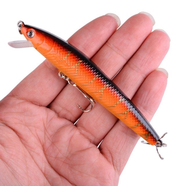 1Pcs Japanese Minnow Fishing Lures Floating Hard Bait 10.5mm 8.3g Artificial Wobbler Crankbait Carp Perch Pesca Fishing Tackle