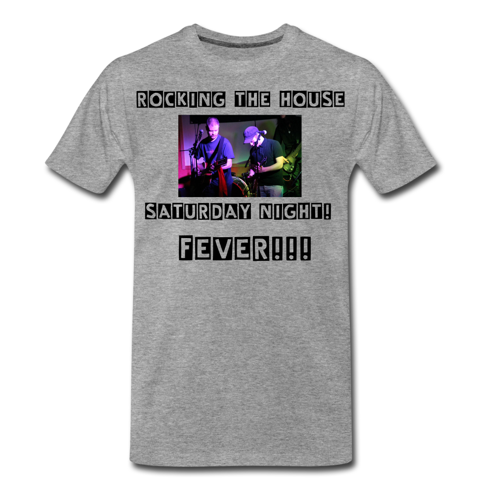 Premium-T-shirt herr Saturday night fever - heather grey
