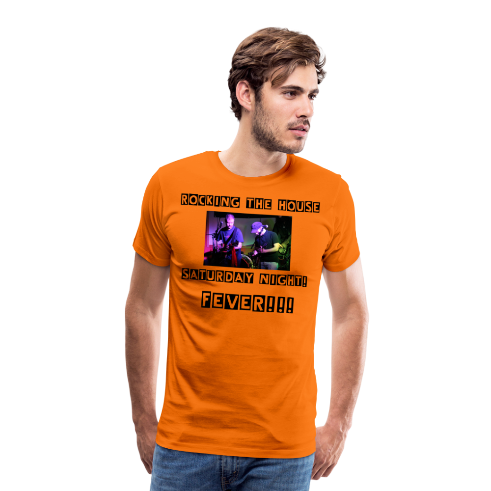 Premium-T-shirt herr Saturday night fever - orange