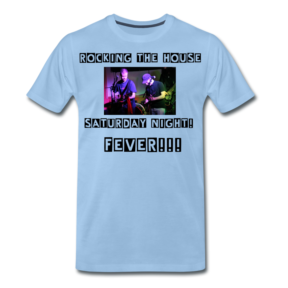 Premium-T-shirt herr Saturday night fever - sky