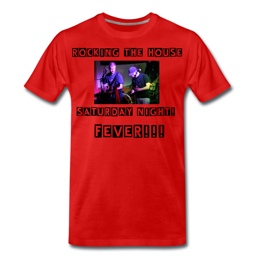 Premium-T-shirt herr Saturday night fever - red