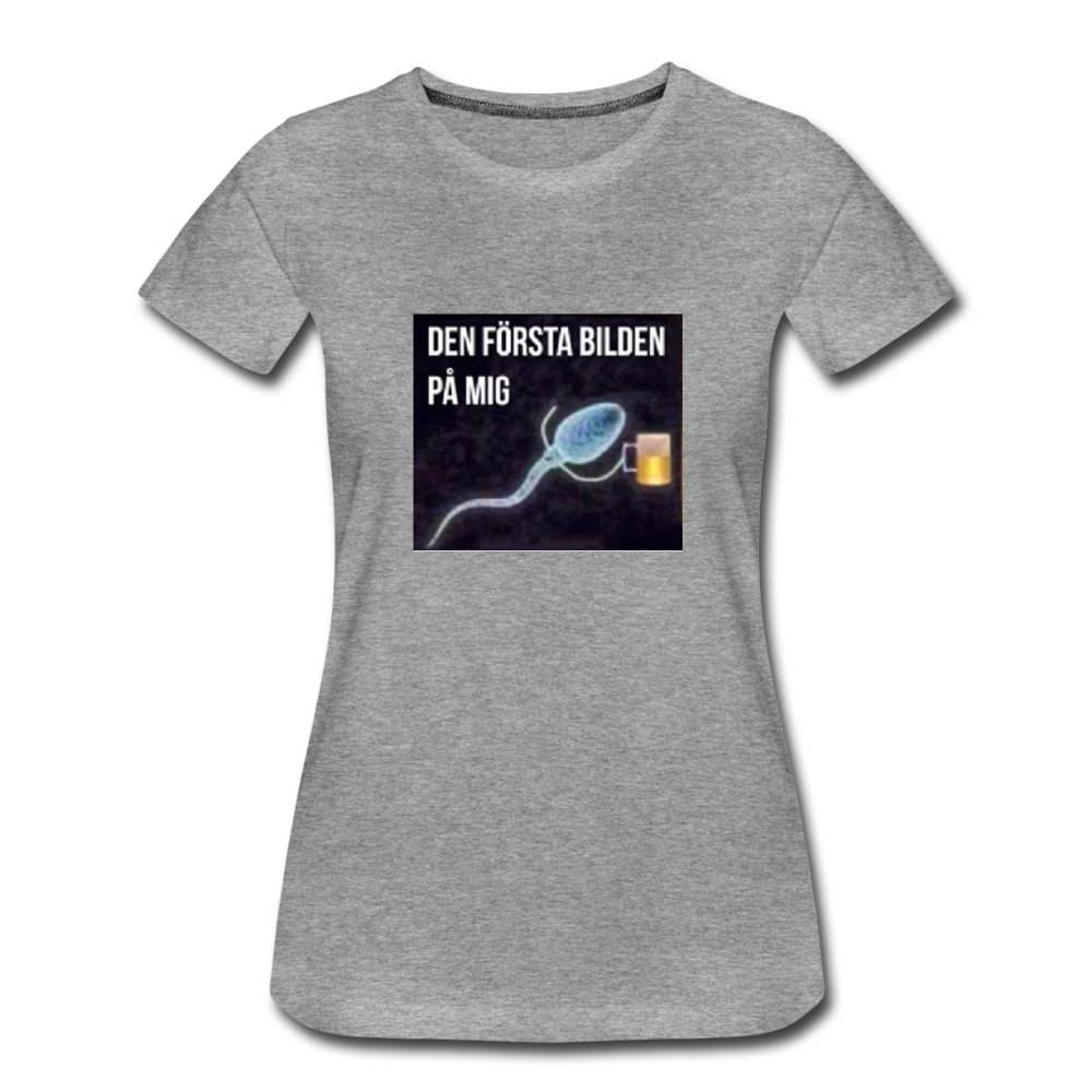 Premium-T-shirt dam ÖL-Spermie - heather grey