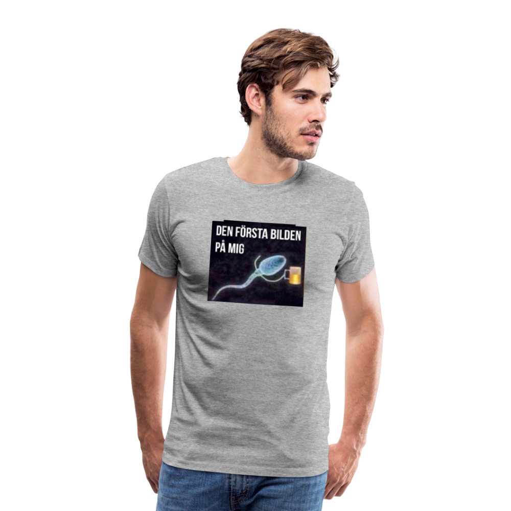 Premium-T-shirt herr ÖL-Spermie - heather grey