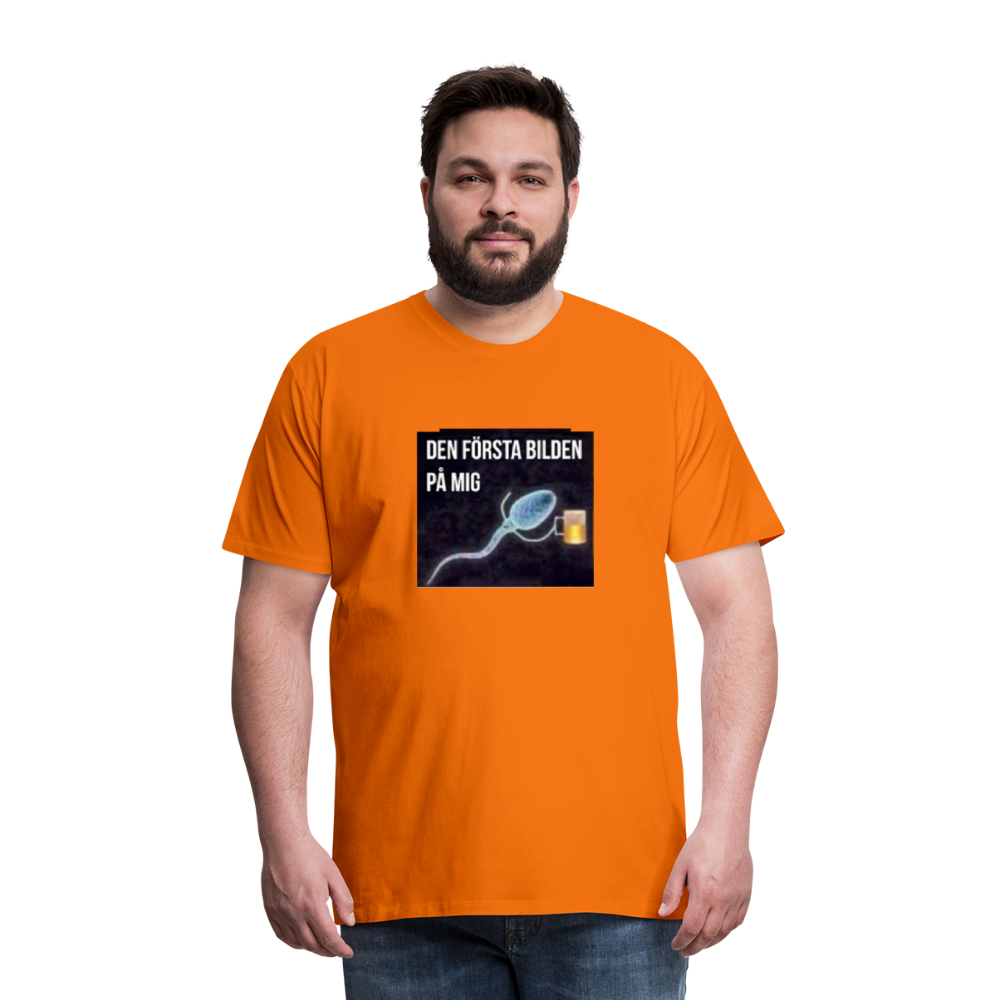 Premium-T-shirt herr ÖL-Spermie - orange