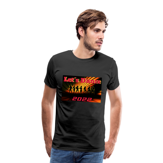 Premium-T-shirt herr Let´s Dance - black