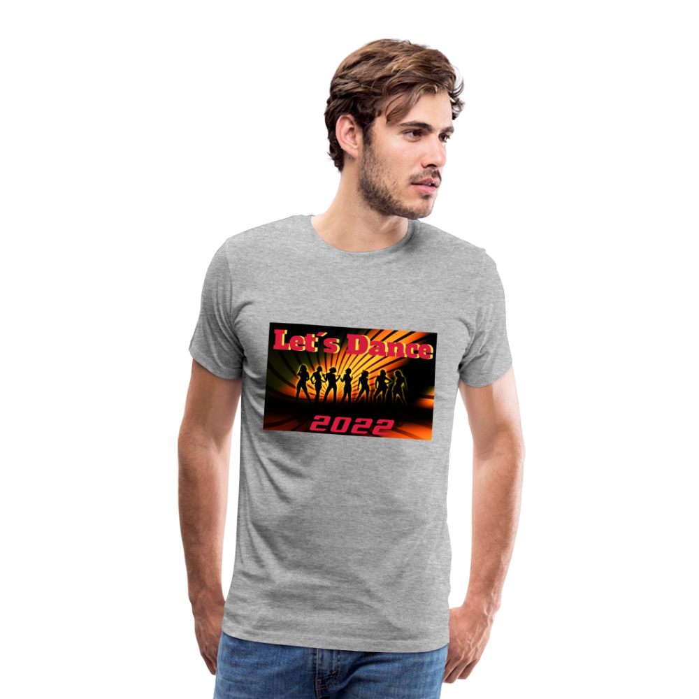 Premium-T-shirt herr Let´s Dance - heather grey