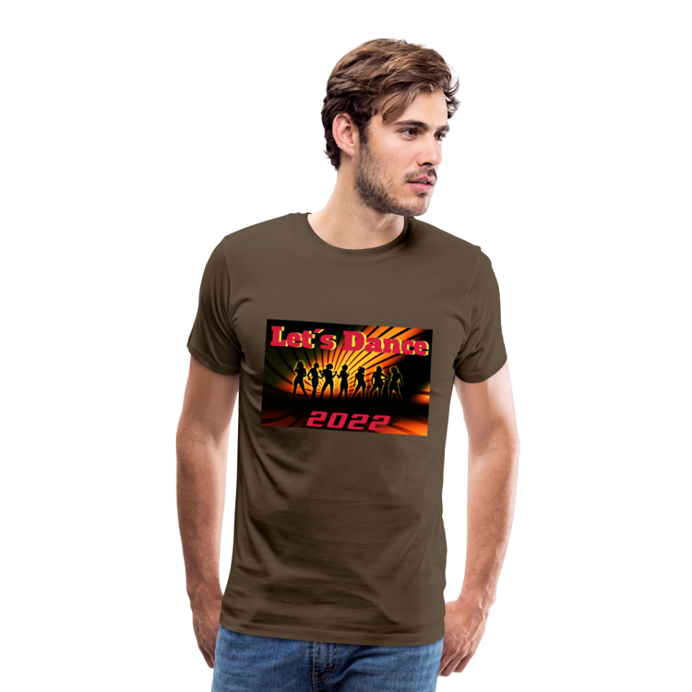 Premium-T-shirt herr Let´s Dance - noble brown