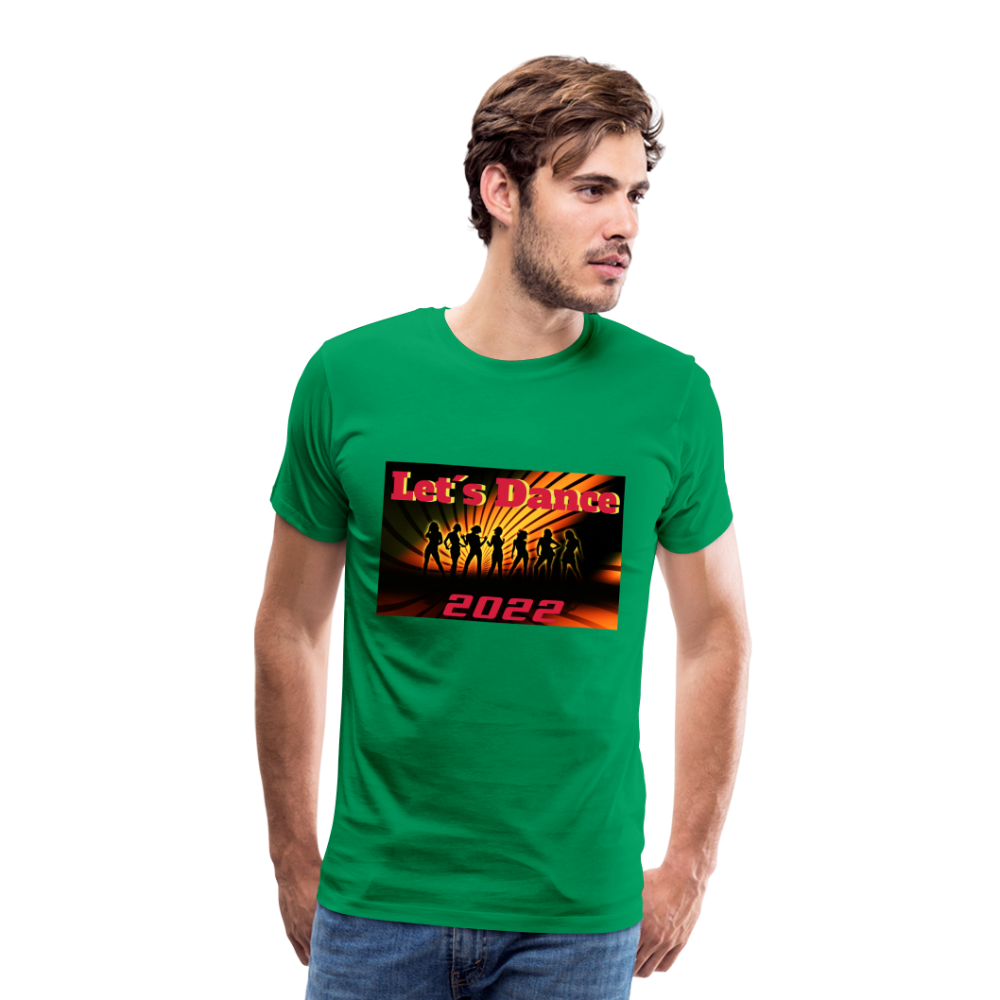 Premium-T-shirt herr Let´s Dance - kelly green