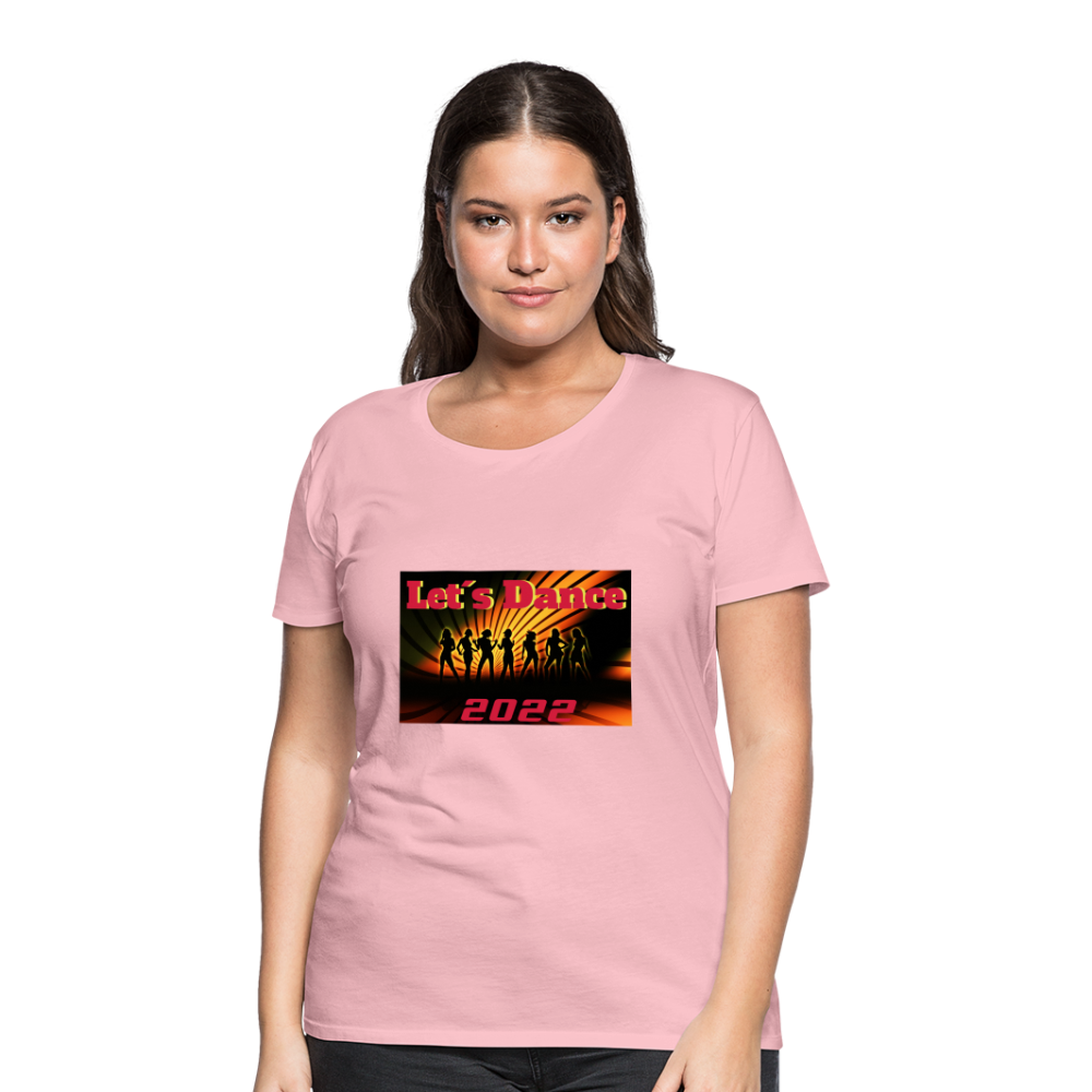 Premium-T-shirt dam Let´s Dance - rose shadow