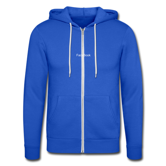 Unisex Hooded Jacket by Bella + Canvas - royal blue