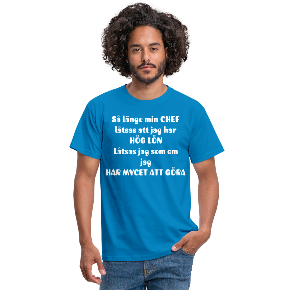 T-shirt herr CHEF - royal blue