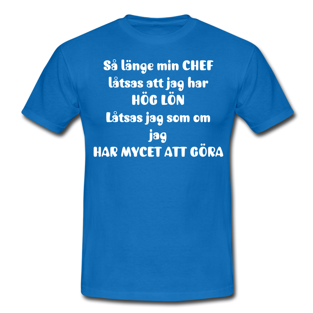 T-shirt herr CHEF - royal blue