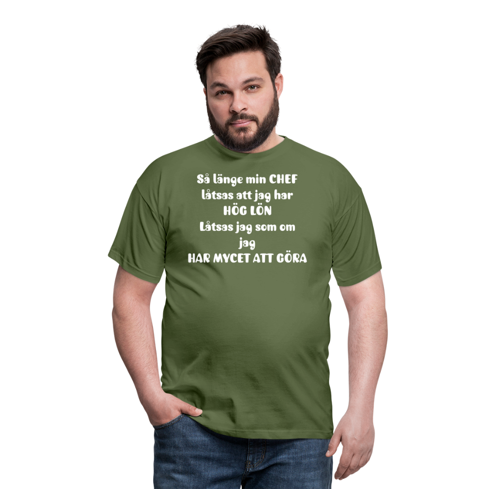T-shirt herr CHEF - military green