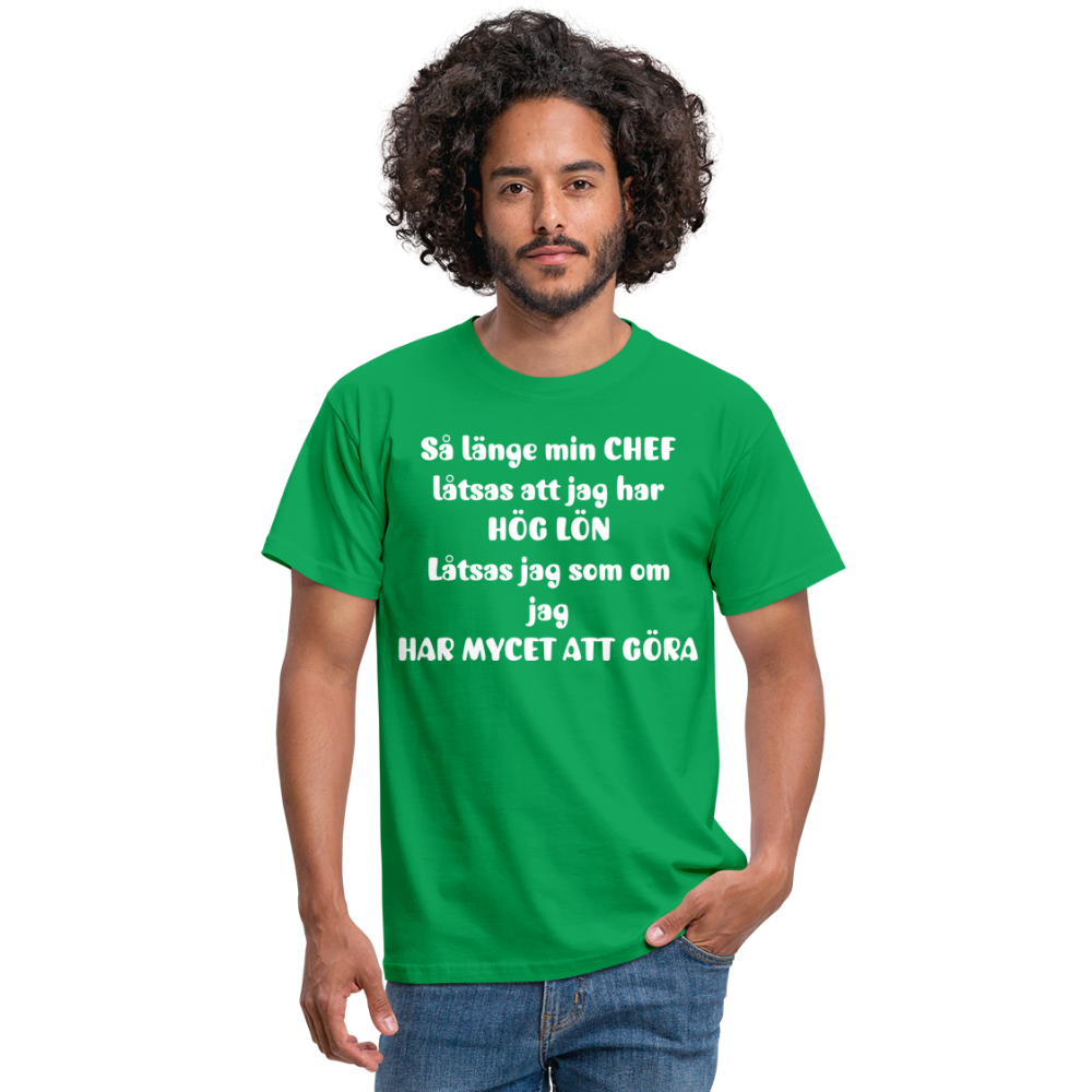 T-shirt herr CHEF - kelly green