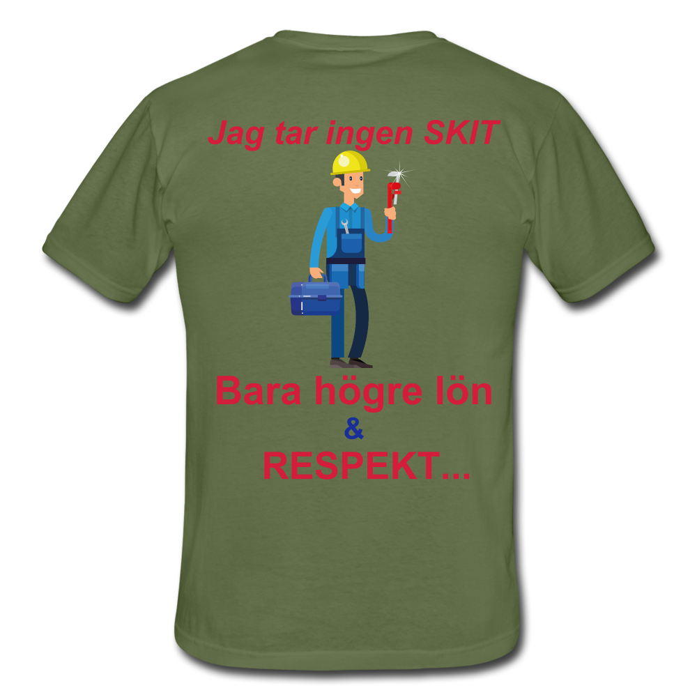 T-shirt herr mek - military green