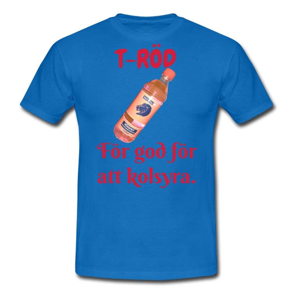 T-shirt herr t-röd - royal blue