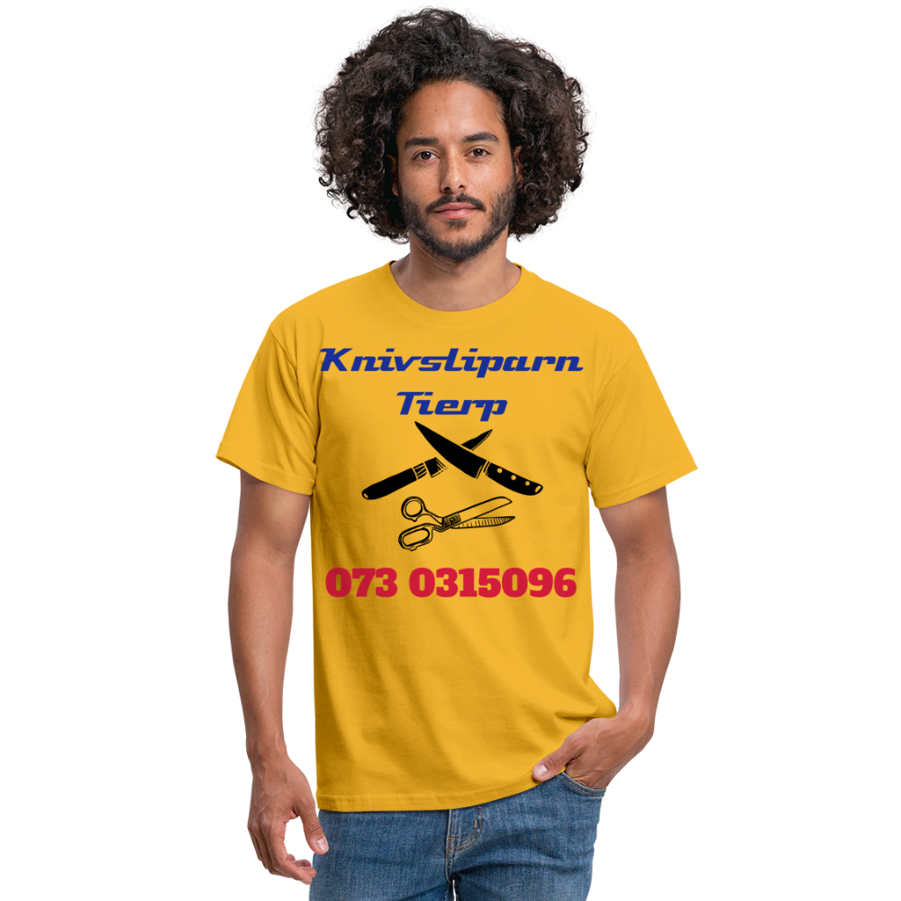 T-shirt herr - yellow