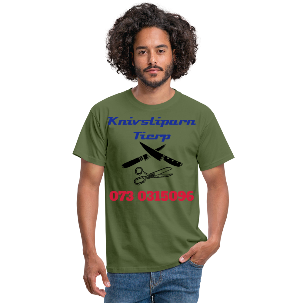 T-shirt herr - military green