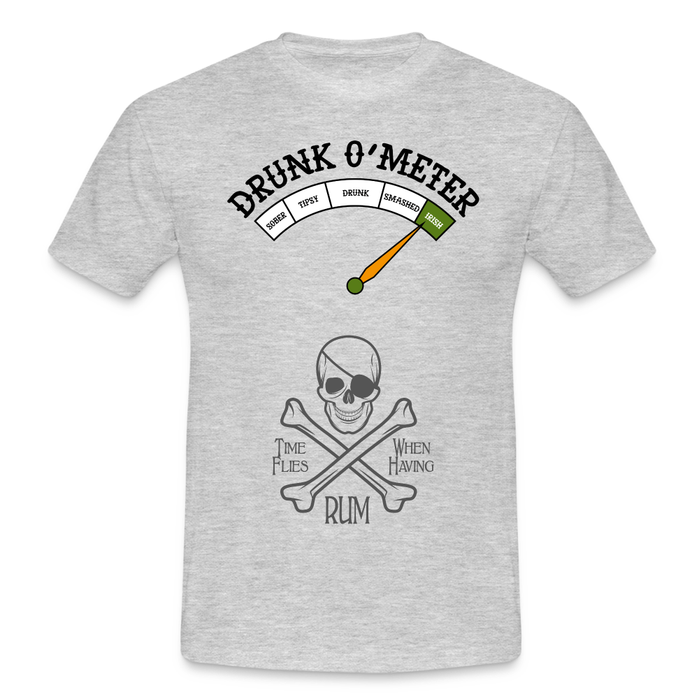 T-shirt herr drunk - heather grey