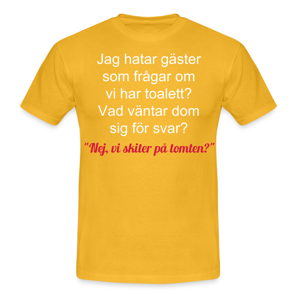 T-shirt herr toa - yellow