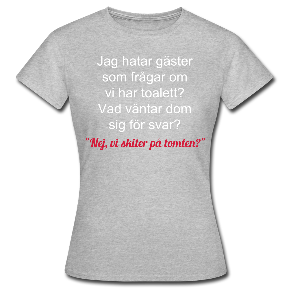 T-shirt dam toa - heather grey