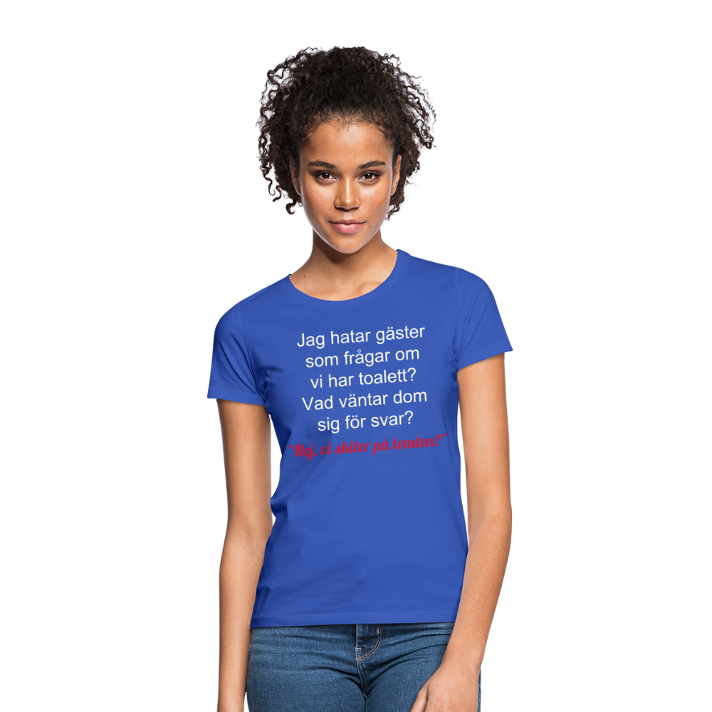 T-shirt dam toa - royal blue